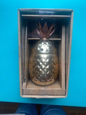 Thirstystone Gold Pineapple Tumbler